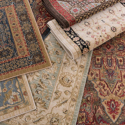 地墊加厚仿羊絨地毯美式復古民族風客廳茶幾毯摩洛哥臥室床邊毯土耳其