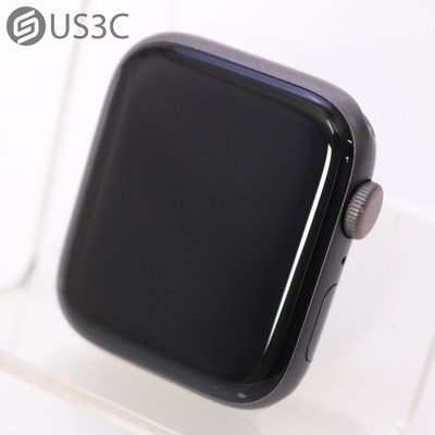 【US3C-高雄店】【一元起標】台灣公司貨 Apple Watch 4 44mm LTE版 太空灰色 鋁合金錶殼 智能穿戴 氣壓高度計 加速感測器 智慧型手錶