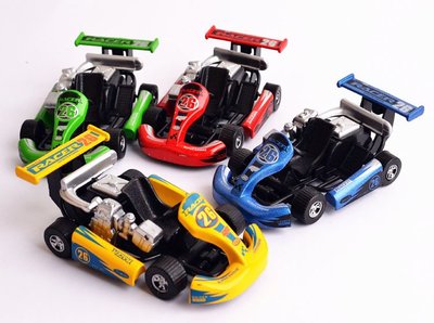 SC推薦合金跑跑卡丁車模型(大) 精致仿真拉力賽車玩具汽車模型