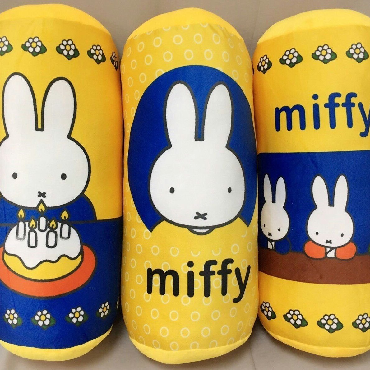 米飛兔miffy 12吋圓柱枕圓枕抱枕米菲 Yahoo奇摩拍賣