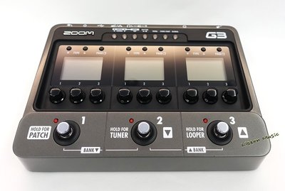 立昇樂器 ZOOM G3 電吉他地板綜合效果器 公司貨