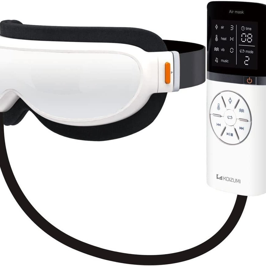KOIZUMI 小泉KRX-4000 眼部護理按摩器氣壓熱敷振動mp3音樂播放
