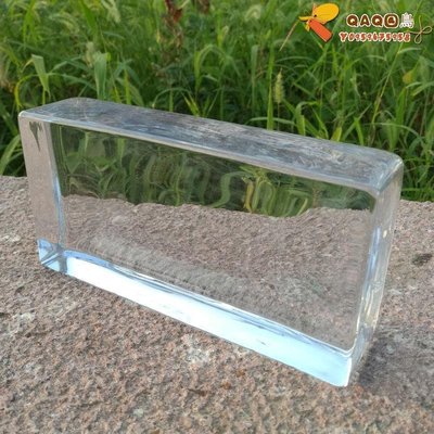 實心水晶玻璃磚 透明玻璃磚 熱熔磚 透光隔熱耐溫玻璃墻現代風格