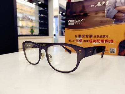 特價出清 LOVE NATION 復古圓框搶色鈦金屬眼鏡 簡約設計 日本製NA214