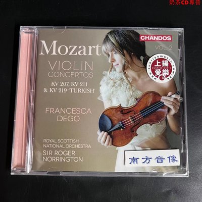 現貨 CHAN20263 莫扎特 小提琴協奏曲1,2.5 Francesca Dego CD
