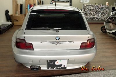 Dr. Color 玩色專業汽車包膜 BMW Z3 Coupe 車燈保護膜
