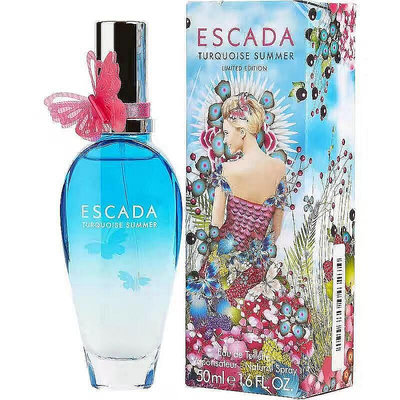 波妞的小賣鋪 海外代購，Escada愛斯卡達夏之湛藍女士淡香水（限量版）EDT 50ml