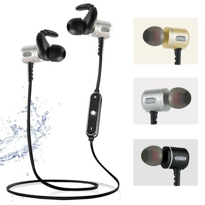智慧購物王》005運動立體聲可通話耳塞式鋁合金藍芽耳機-三色可選