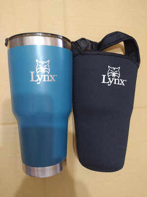 全新 900ml Lynx 真空環保隨行杯 (附手提布套) LY-1790 304不銹鋼 大口徑 手搖杯保冰保溫