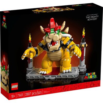 現貨 正版 樂高 LEGO 超級瑪利歐系列 71411 庫巴大魔王 巨無霸庫巴 2807pcs 全新 大庫巴