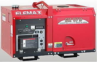 ㊣宇慶S舖㊣日本原裝 ELEMAX SH07D 柴油發電機 日本製 全機日本原裝進口 各種規格歡迎洽詢