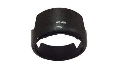 適用 for尼康 nikon HB-69遮光罩18-55mm VR II D3300 D5300鏡頭遮光罩 w1106
