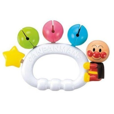 現貨 日本境內版 ACATSUMA麵包超人手搖鈴/新生兒嬰兒玩具響鈴玩具