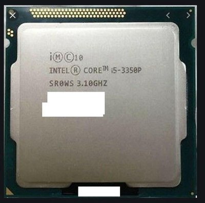 電腦雜貨店→ i5 3350P CPU 無內顯--1155 二手良品 $150