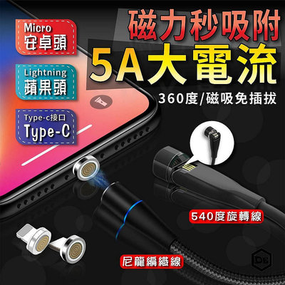 升級版快充磁吸充電線 TypeC Micro USB 安卓 蘋果 2.4A 快充線 磁鐵吸附傳輸線充電線磁吸線