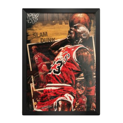 [現貨]彩色裝飾海報 jordan MJ 飛人 麥可喬丹 籃球之神 臥室宿舍客廳牆畫文青nba海報咖啡廳