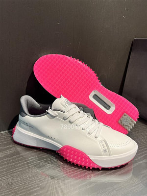鞋子GFORE高爾夫球鞋男士23新款時尚防滑鞋釘運動系帶拼色鞋韓國