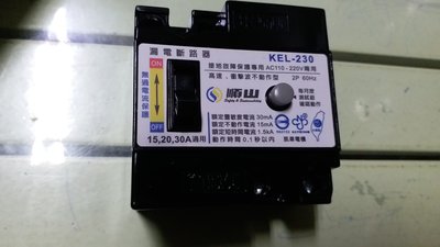 漏電斷路器 2P(15/20/30A) 台灣製造 安全可靠_粗俗俗五金大賣場