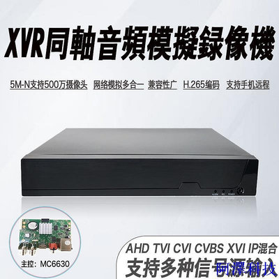 安東科技ahd高清XVR4通道8通道迷你MINI錄像機500萬5MP-N同軸音頻網路監視器混合多合一錄影主機手機遠程監控DVR