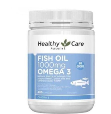 【正品代購】 澳洲 Healthy Care Fish Oil 1000mg 深海魚油膠囊 400粒/罐 最新到貨