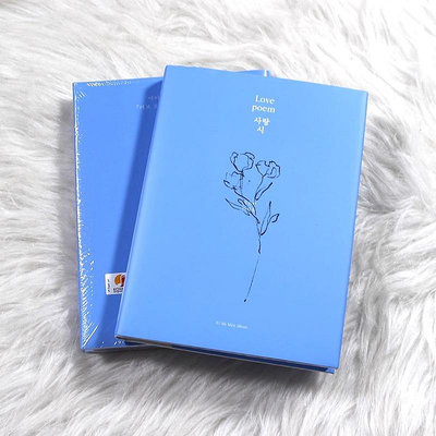 正版 IU 李知恩 迷你專輯5 - Love poem CD 寫真集 小卡 書簽-樂樂