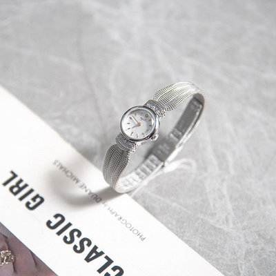 現貨女士手錶腕錶日本agete/阿卡朵2024圣誕碟貝限定女款錶中古流蘇鏈條輕奢小盤錶