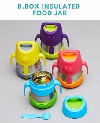 澳洲 b.box food jar 兒童不鏽鋼燜燒罐 悶燒罐 食物保鮮罐 335ml 6個月以上寶寶 保溫&amp;保溫 正品