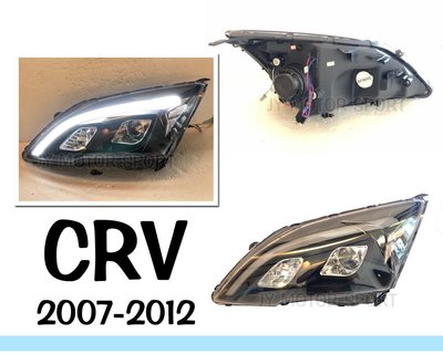 》傑暘國際車身部品《全新 HONDA CRV 3代 3.5代 07-12 年 類賓士款 黑框 R8 光柱 魚眼 大燈