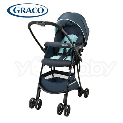 二手極新 GRACO 輕旅行 CITI GO 超輕量型雙向嬰幼兒手推車 -清新藍