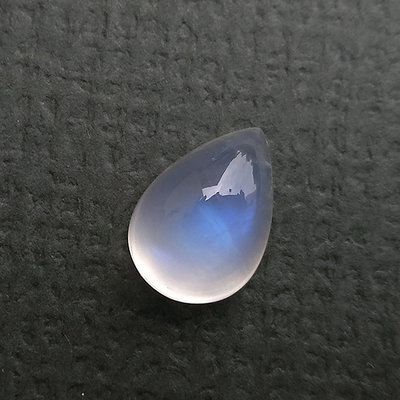 ☆采鑫天然寶石☆ **上善若水**珠寶級玻璃體藍暈月光石(Moon Stone)裸石~空靈之美~10.00ct