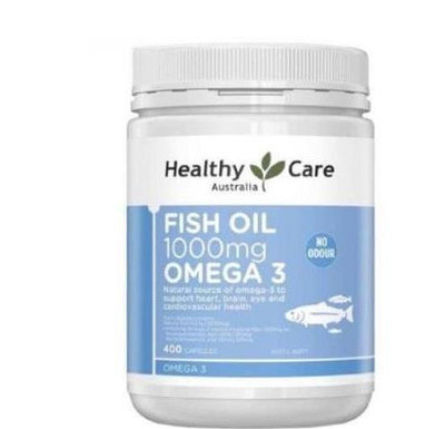 【鐘情小鋪】澳洲 Healthy Care Fish Oil 1000mg 深海魚油膠囊 400粒/罐