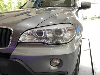 《※台灣之光※》全新BMW寶馬E70 X5 08 09 10年高級品晶鑽光圈魚眼投射HID大燈頭燈組