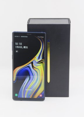 【青蘋果】 Samsung Note9 SM-N960F 6G/128G 藍 二手手機#PB211