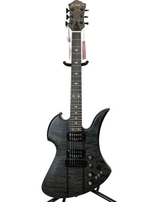 『俠客樂器』BC Rich Mockingbird STQ Satin Black Wash 雲狀黑電