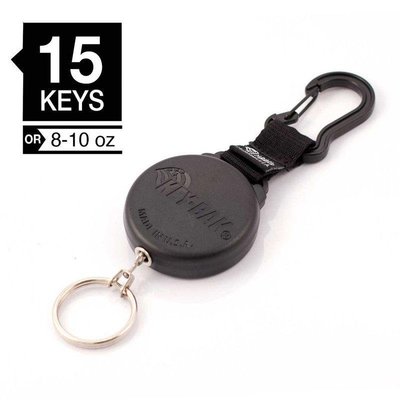 KEY-BAK 24” 伸縮鑰匙圈-鋼鏈款- 型號、顏色： #0008-003(#8B)特價480