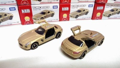 日版 現貨 Tomica Shop 2014 風雲車 Vol.5 金色 賓士 Benz SLS AMG 鷗翼