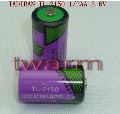 《德源科技》r)以色列TADIRAN 14250鋰電池1/2AA TL-2150 3.6V TL-5902鋰電池