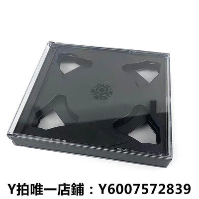 光盤包 6片裝CD盒透明黑底光盤盒3碟4碟裝光碟盒塑料dvd盒黑色六碟裝CD殼