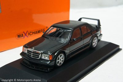 【現貨特價】1:43 Minichamps Mercedes Benz 190E 2.5-16 EVO 2 銀/黑色