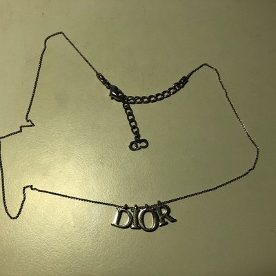 Dior 絕版真品logo項鍊