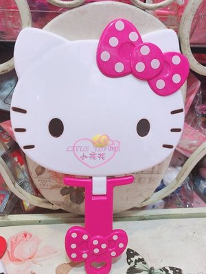 ♥小花花日本精品♥ Hello Kitty 鏡子手拿鏡隨身鏡造型鏡可折鏡 單一價450 買二送一999 56826005