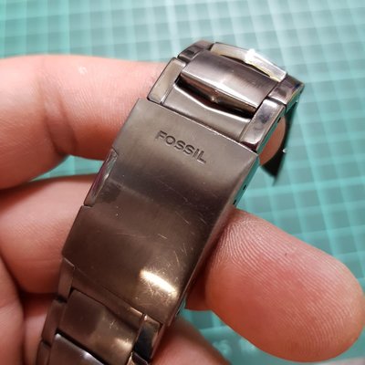 24mm  FOSSIL 錶帶 非  SEIKO MK IWC CK G4 TELUX CITIZEN ORIENT 機械錶 石英錶