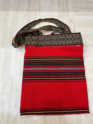 [全新] 原住民風格 提袋 包包 購物袋 帆布袋 無拉鍊 環保袋 帆布包 26x34cm *舊愛二手*