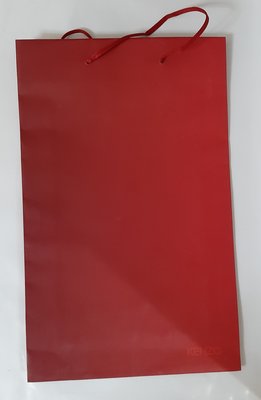 KENZO 漸層紅色紙袋 手提袋 名牌紙袋 送禮/自用/包裝/收藏 質感紙袋