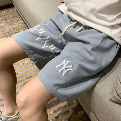 【熱賣精選】MLB洋基隊 美職聯NY洋基隊爆款女款短褲五分褲 休閒夏季熱褲