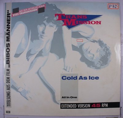 《二手德版單曲黑膠》Transmission – Cold As Ice