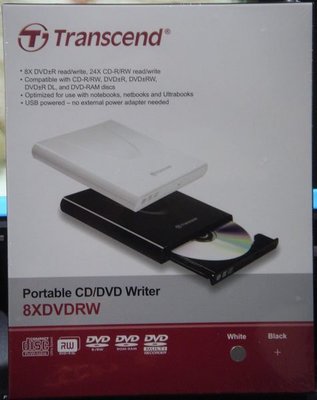 點子電腦-北投◎創見 Transcend Portable DVD外接式燒錄機(TS8XDVDRW)USB介面◎850元