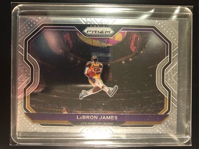 2020-21 NBA Panini Prizm LeBron James #1 - Kobe Tribute Dunk Lakers