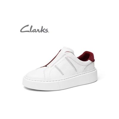 【熱賣精選】Clarks 其樂女鞋春季新款時尚板鞋休閑厚底女鞋Hero Lite Slip