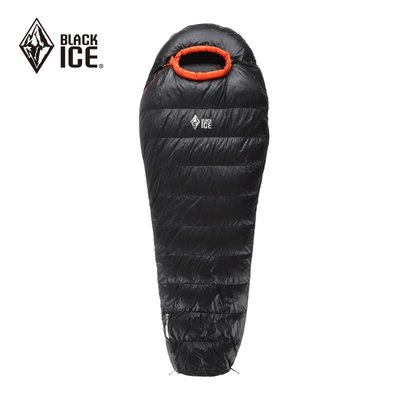 【戶外便利屋】BlackICE 黑冰 B400輕量600FP羽絨睡袋 (2~13℃)/登山露營兩用